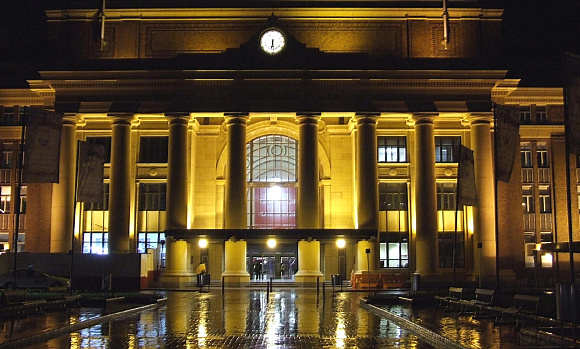 Facade of Wellington Railway Station