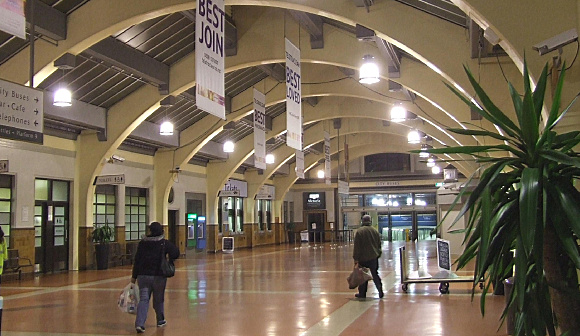 Main concourse of Wellington Railway Station